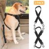 2Pcs Pet Dog Seat Belt Leash Adjustable Straps