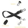 2Pcs Pet Dog Seat Belt Leash Adjustable Straps