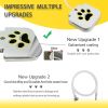 1Pc Dog Water Fountain Outdoor Dog Pet Water Dispenser Step-on Activated Sprinkler With Interactive Paw Pedal Valve For Drinking Water