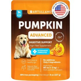 Do Not Sell On Amazon Pumpkin Powder For Dogs Digestive Support 8 OZ Fiber Supplement For Constipation For Gut Balance Healthy Skin Digestion Glands F