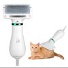 Pet hair comb Dog and hair dryer 2 and 1 pet supplies Pet hair Dryer with Slicker Brush; pet grooming