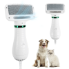 Pet hair comb Dog and hair dryer 2 and 1 pet supplies Pet hair Dryer with Slicker Brush; pet grooming