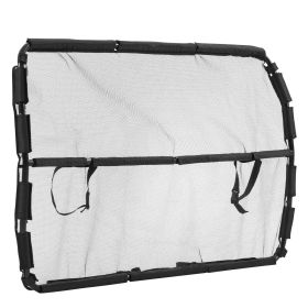 Dog Car Barrier, 50" Wide Car Divider for Front Seats Installation, Vehicle Pet Barrier with See Through Net Mesh