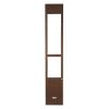 Dog Door for Sliding Glass Door, 75 7/8 to 80 11/16 in Adjustable Height, Aluminum Alloy Frame with Rotating Hinges, Lock Design