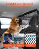 Dog Car Barrier, 56" Wide Car Divider for Front Seats Installation, Vehicle Pet Barrier with See Through Net Mesh