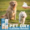 Yegbong Pet Dry Cleaning Mousse Wash For Young Dogs Wash Free To Odor And Smooth Hair Cleaning
