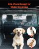 Dog Car Barrier, 56" Wide Car Divider for Front Seats Installation, Vehicle Pet Barrier with See Through Net Mesh
