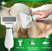 Pet hair comb Dog and hair dryer 2 and 1 pet supplies Pet hair Dryer with Slicker Brush; pet grooming