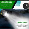 Pet Dog Trash Bags Dispenser with LED Flashlight, Poop Bag Holder for Night Walking Jogging Travel Camping