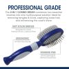 Four Paws Magic Coat Dog Grooming Combo Brush