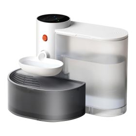 1Pc Smart Pet Water Fountain Automatic Cat Water Dispenser 3L Cordless Rechargeable Dog Water Fountain Self-Refill With 3 Adjustable Volume 3 Time Int