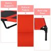 PawHut 36" x 30" Elevated Cooling Dog Cot Pet Bed with Mesh Ventilation for Summer Comfort Red