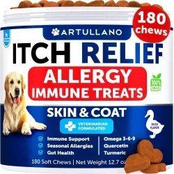 Do Not Sell On Amazon Dog Allergy Relief Chews Itching Skin Relief For Dogs Fish Oil 3 Seasonal Allergies Pills Skin & Coat Anti ItchHot Spots Treatme
