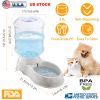 3.5L/1Gal Pet Water Dispenser Self-Dispensing Gravity Pets Water Feeder Automatic Pet Waterer Cat Dog