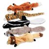 5Pcs Multi-Color Squeaky No Stuffing Dog Toys With Squeaky Balls Dog Teething Training Interactive Dog Toys for Aggressive Chewers for Small Medi