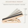 PawHut Folding Dog Ramp with Adjustable Height for Varying Surfaces, Pet Ramp for Small Dogs with Anti-Slip Surface, Puppy Ramp