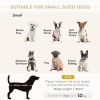PawHut Luxury Dog Bed for Small Dogs, Hidden Storage, 3" Foam Cushion, Modern Pet Sofa, Black