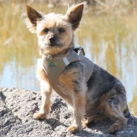 American River Solid Ultra Choke Free Dog Harness (yellow: Fossil Brown, Extra Large:: S)