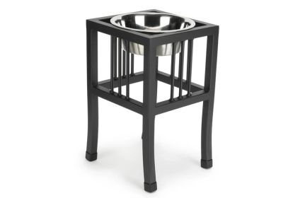 Baron Heavy Duty Raised Dog Bowl (Option:: Large)