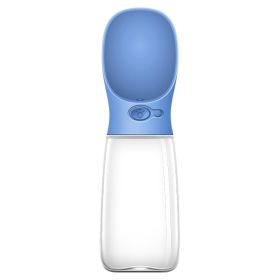 Pet Water Cup Outdoor Portable Water Bottle (color: Sea blue, style: 550ML)