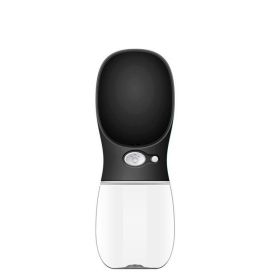 Pet Water Cup Outdoor Portable Water Bottle (color: Black, style: 350ML)