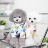 Pet clothes Dog clothes Autumn and winter new pet clothes Two leg sweater 22 Happy bear bottoming shirt