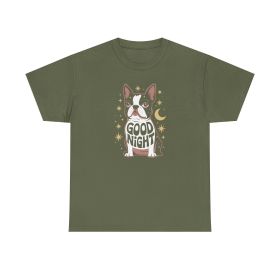 Starlit Good Night Pup Tee (color: Military Green, Size: S)