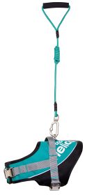 Helios Bark-Mudder Easy Tension 3M Reflective Endurance 2-in-1 Adjustable Dog Leash and Harness (Size: Medium)