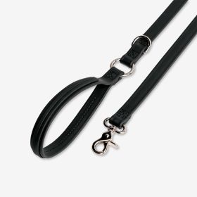 Jump Around - Luxury Waterproof Durable Dog Leash (color: Black)