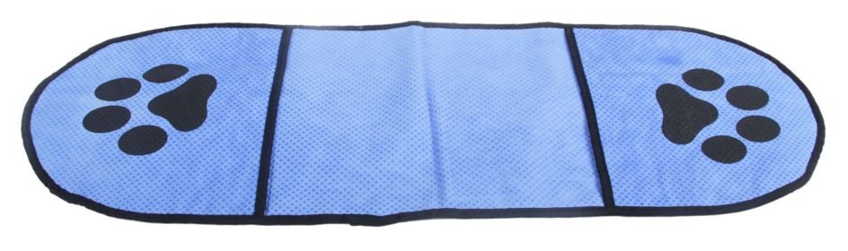 Pet Life 'Dry-Aid' Hand Inserted Bathing and Grooming Quick-Drying Microfiber Pet Towel (color: Blue)