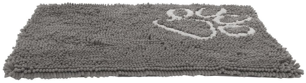 Pet Life 'Fuzzy' Quick-Drying Anti-Skid and Machine Washable Dog Mat (color: Grey)