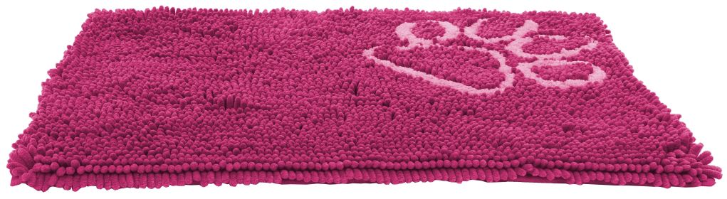 Pet Life 'Fuzzy' Quick-Drying Anti-Skid and Machine Washable Dog Mat (color: Pink)