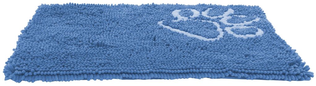 Pet Life 'Fuzzy' Quick-Drying Anti-Skid and Machine Washable Dog Mat (color: Blue)