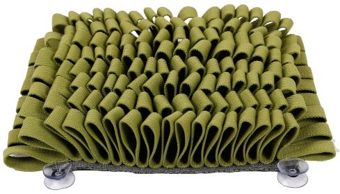 Pet Life 'Sniffer Grip' Interactive Anti-Skid Suction Pet Snuffle Mat (color: Green)