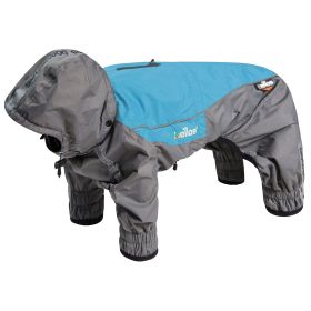 Dog Helios 'Arctic Blast' Full Bodied Winter Dog Coat w/ Blackshark Tech (color: Blue, Size: Large)