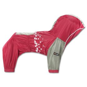 Dog Helios 'Vortex' Full Bodied Waterproof Windbreaker Dog Jacket (color: Red, Size: X-Small)