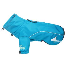 Dog Helios Extreme Softshell Performance Fleece Dog Coat (color: Blue, Size: X-Large)