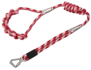 Pet Life 'Neo-Craft' Handmade One-Piece Knot-Gripped Training Dog Leash (color: Red)
