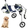 2 Wheels Dog Wheelchair for Back Legs, Pet Wheelchair Lightweight & Adjustable Assisting in Healing, Dog Cart/Wheelchair for Injured, Disabled