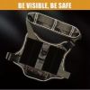 USLOCAL Tactical Service Dog Harness With Control Handle No Pulling Adjustable Reflective Pet Vest Harness Easy Walking Training