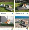 Medium Dog Outdoor Removable And Washable Inflatable Waterproof And Non-slip Dog Bed Summer Pet Travel Mat