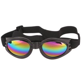 Pet Sunglasses For Dods; Foldable Dog Glasses For Outdoor; Pet Accessories (color: Black, Size: one-size)