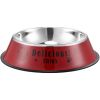 Stainless steel dog bowl; color anti-skid dog bowl;