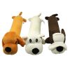 Pet dog gnaws and makes sounds toy dog plush toy; clean teeth toy dog toy