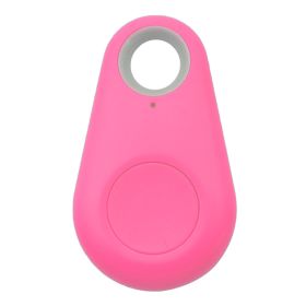 Pet Intelligent Mini Tracker; Anti Loss Tracker Alarm Locator For Dogs; Wallet Key Tracker; with battery (color: Rose Red, Size: with battery inside)