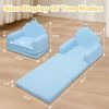Shell-Shaped Convertible Dog Bed Sofa (22.8"x18.8"x15.7"): 2-in-1 Pet Bed & Couch With Machine-Washable Cover