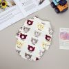 Pet clothes Dog clothes Autumn and winter new pet clothes Two leg sweater 22 Happy bear bottoming shirt