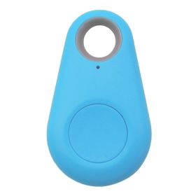 Pet Intelligent Mini Tracker; Anti Loss Tracker Alarm Locator For Dogs; Wallet Key Tracker; with battery (color: Blue, Size: with battery inside)