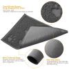 Dog Bowl Mat Pet Food Water Feeding Mat Non-slip Pet Dish Tray Mat Paw Clean Placemat