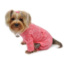 Blush of Love Fleece Turtleneck Pajamas (yellow: Blue, Extra Large:: XL)